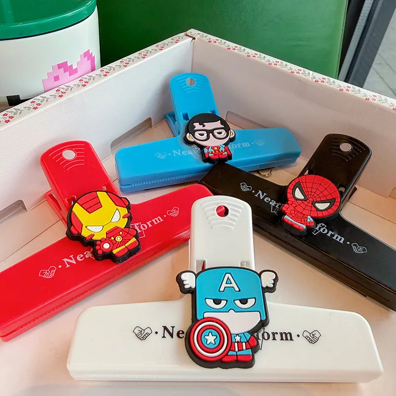 Cool Cute Cartoon Boy Binder Clips – Fun Novelty Paper Clamps for Kids, Office School Supplies, Adorable Long Tail File Folder Clips for Home and Classroom